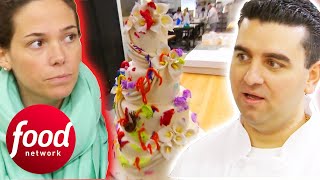 Bride Destroys Buddys Cake Made With Fondant Ds Because She Hates It Cake Boss