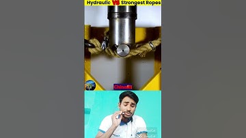 Hydraulic press vs Ropes of defferent countries#short#whatuf# uniqueeexperiment