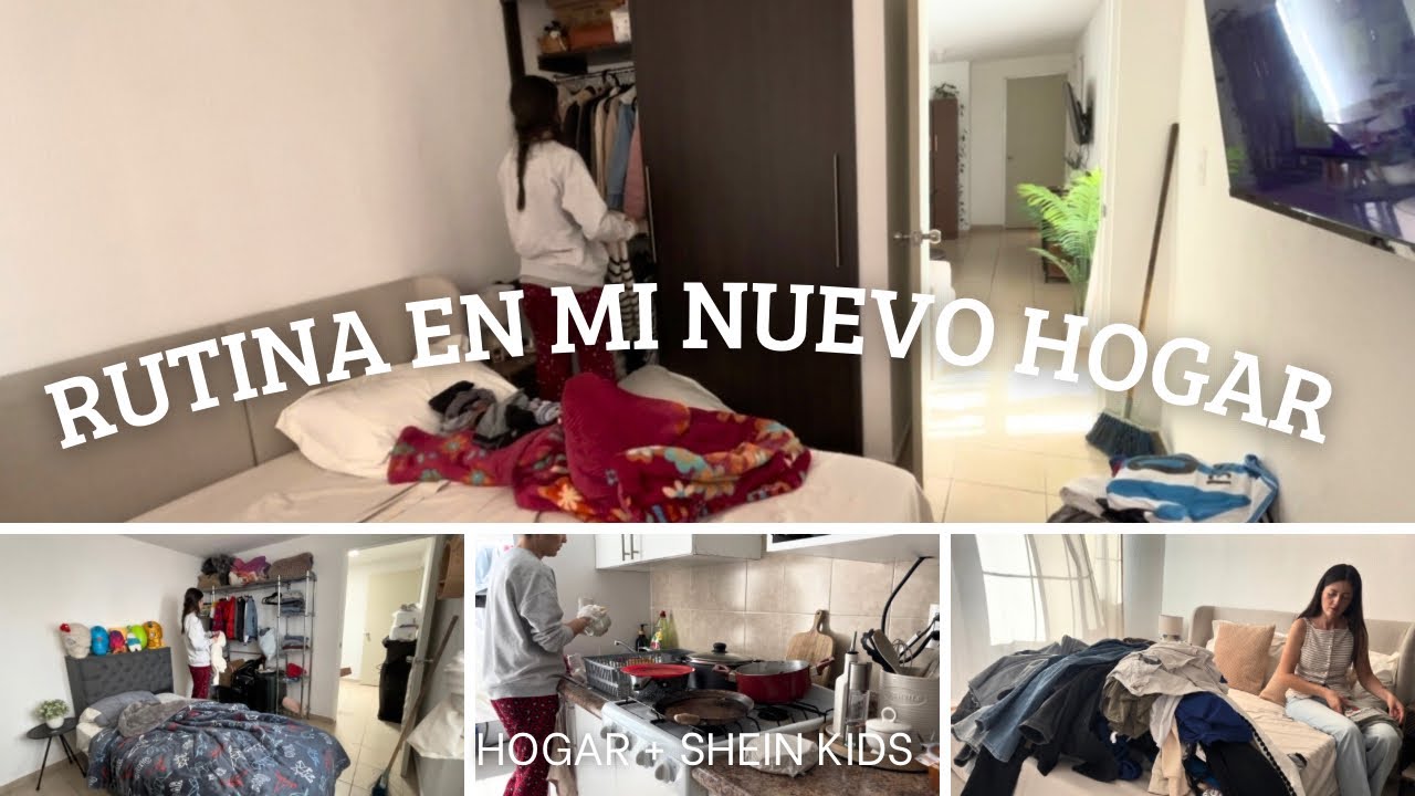 LIMPIEZA Y RUTINA EN MI NUEVO HOGAR 🏡 + YA ACOMODÉ LA ALACENA 💞 SHEIN KIDS 💫