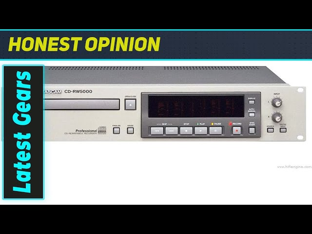 Tascam CD-RW5000: The Ultimate Professional CD Recorder - YouTube