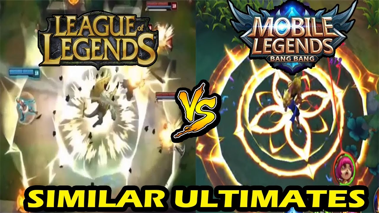 League of Legends vs. Mobile Legends With Similar Ultimates, Your thoughts?  : r/wildrift