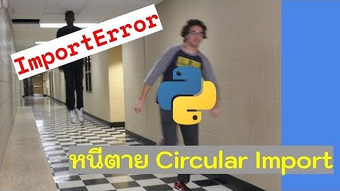 ImportError - หนีตาย Circular Import + การออกแบบ module/package