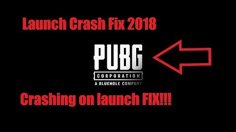 PUBG Start Screen Crash Fix 2018 PC
