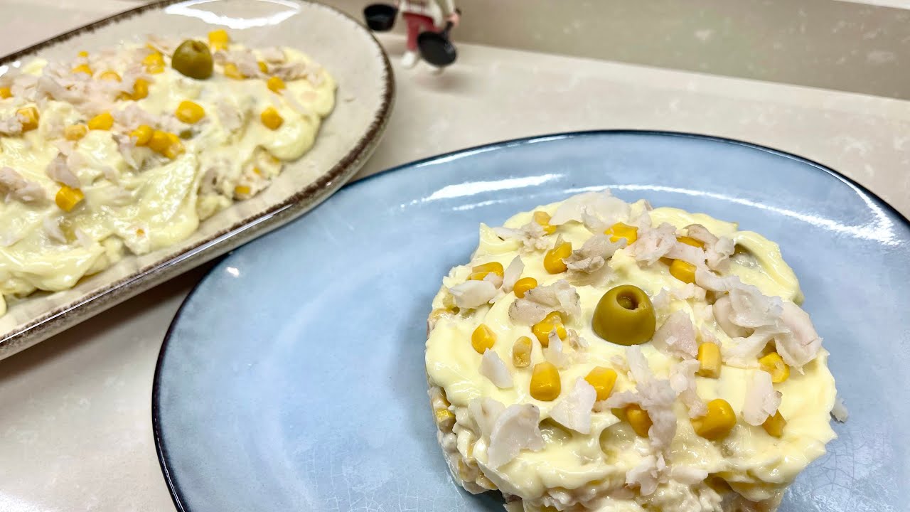 MI NUEVA ENSALADILLA DE MERLUZA 