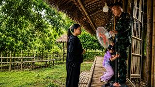 Bringing Water to Fish Pond & Building Sink | Ex-Wife Visits, Loyal Daughter Stays with Dad | ASMR
