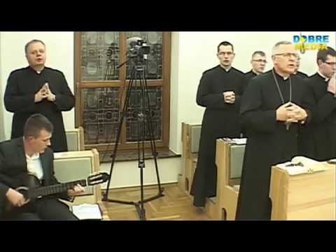Różaniec Młodych 2015 - bp Dajczak z klerykami WSD w Koszalinie 28 października 2015 telewizjada pl