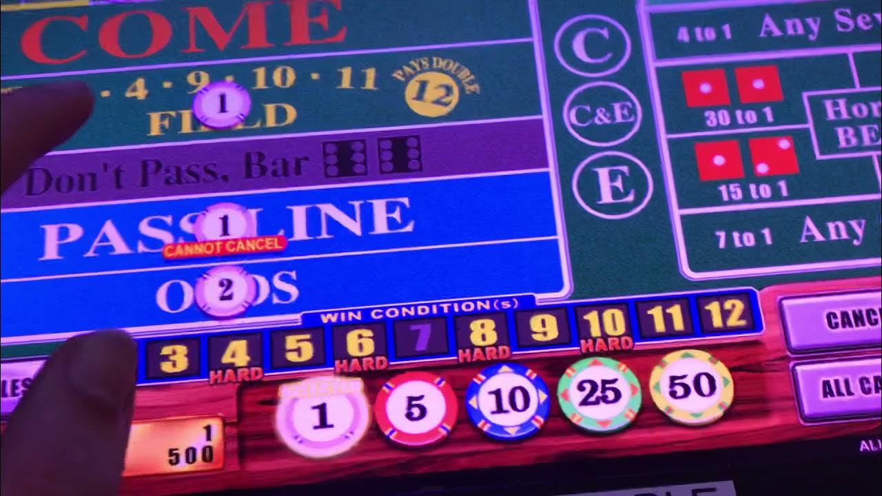 Bubble Craps at The Cal Casino Las Vegas! YouTube
