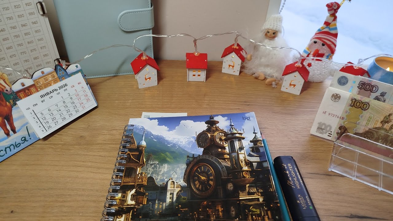 ❄☃️ #4 РАСПРЕДЕЛЕНИЕ В 2026 ГОДУ✍️❄☃️ПОПОЛНЯЮ КОПИЛКУ❄☃️ РАСКЛАД ЛЕНОРМАН❄☃️