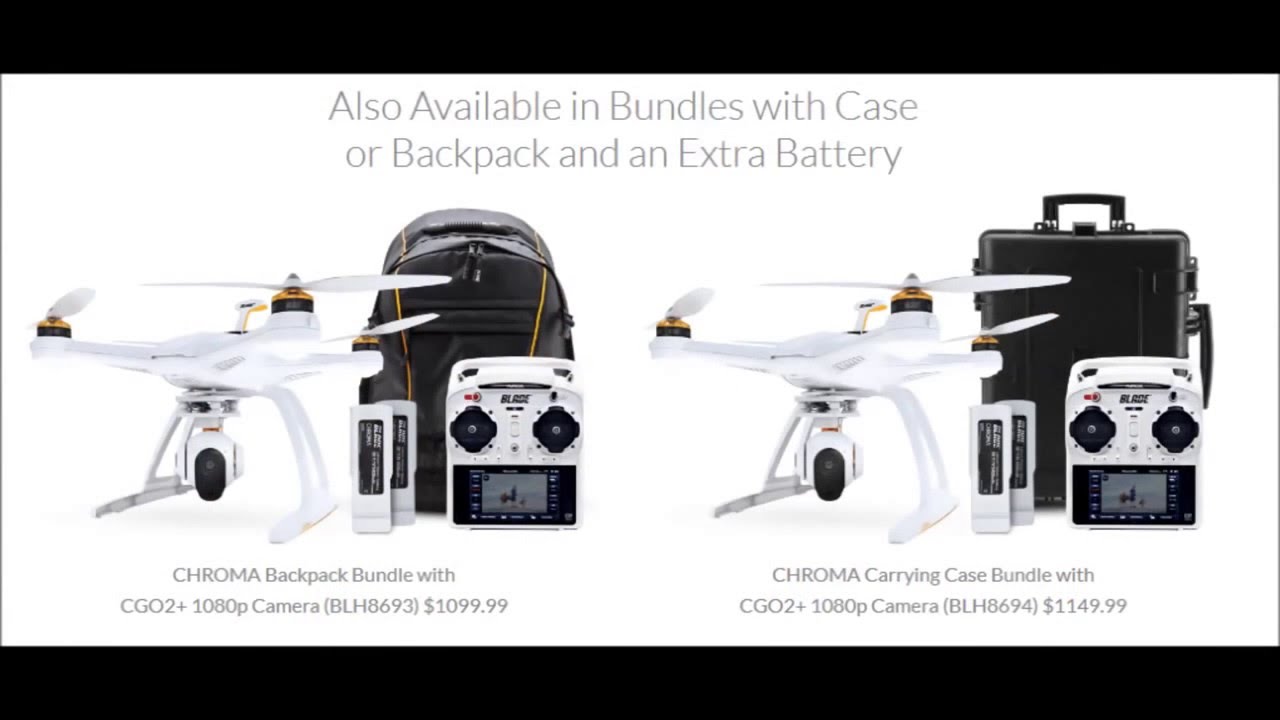 Blade Chroma™ Camera Drone with 4K CGO3 and ST-10+