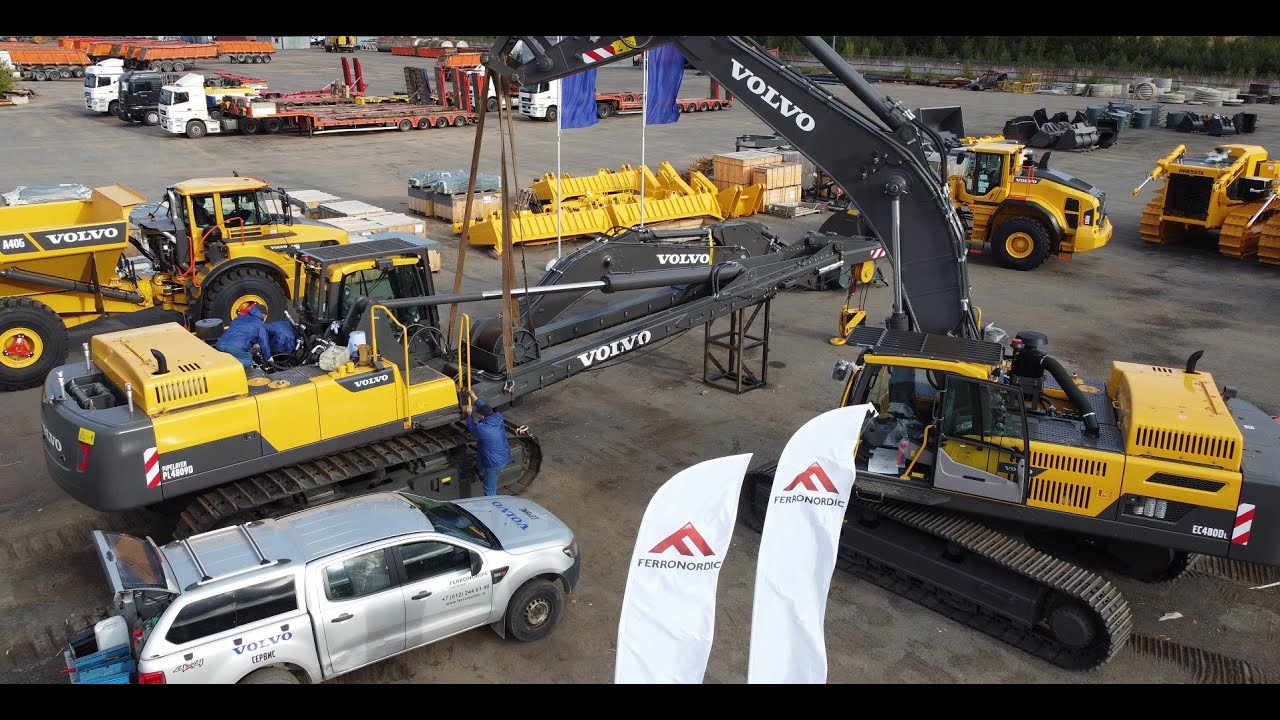 Трубоукладчик Volvo: трансформация в экскаватор и другие уникальные ...