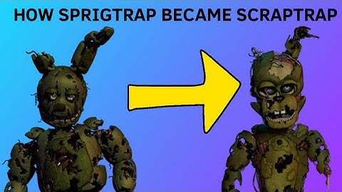 How SpringTrap Became ScrapTrap - Animation Theory - REMAKE
