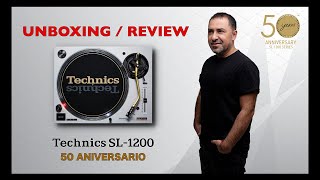 UNBOXING/REVIEW Edición 50th Aniversario TECHNICS SL-1200