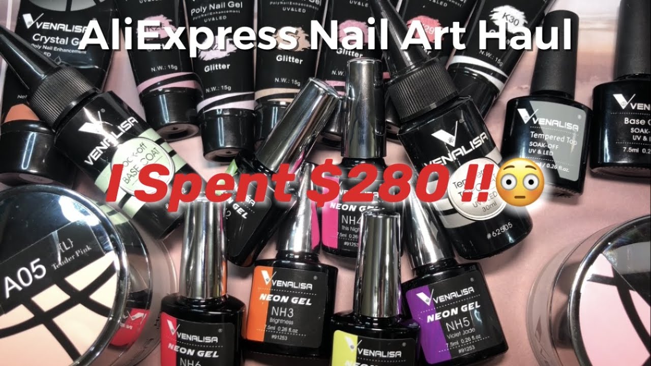 AliExpress Nail Art Haul 39 | I Spent $280 on Nail Products | The Most I have ever spent on Ali