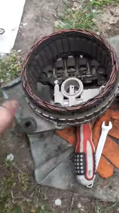 Замена щеток генератора на чери амулет. - YouTube