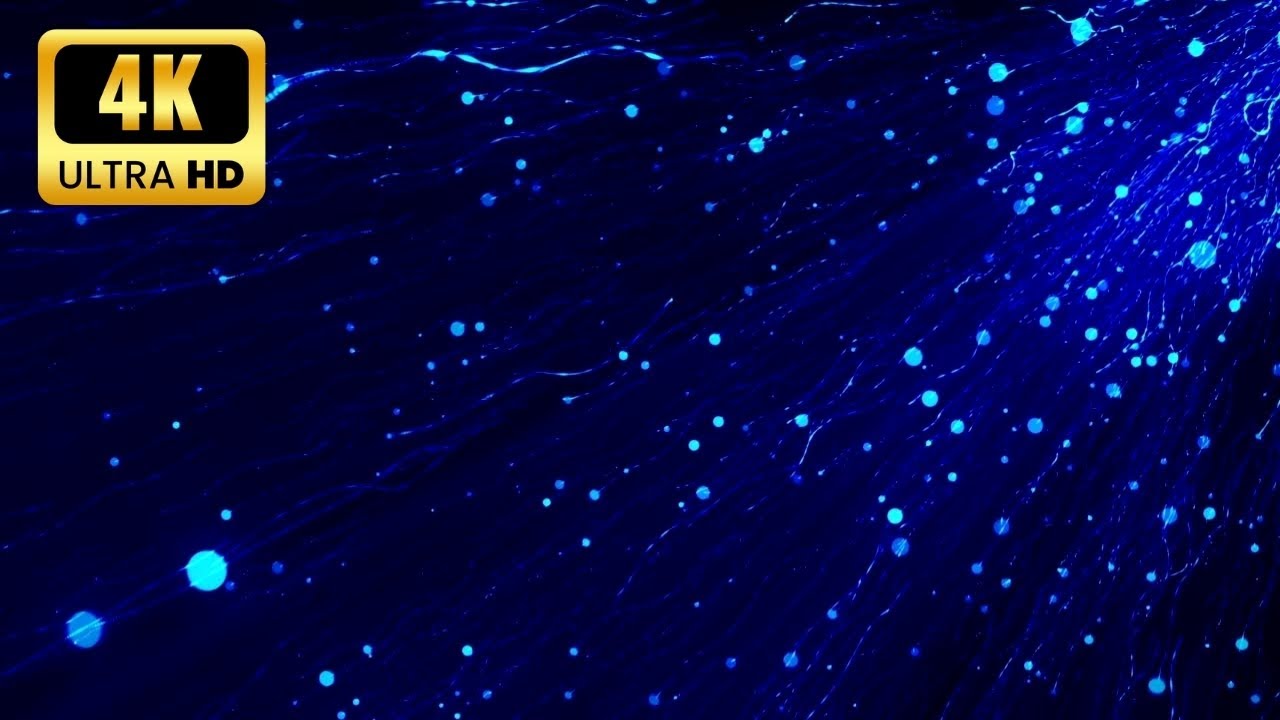 4K Blue Particles VJ Loop | No Copyright #freedownload - YouTube