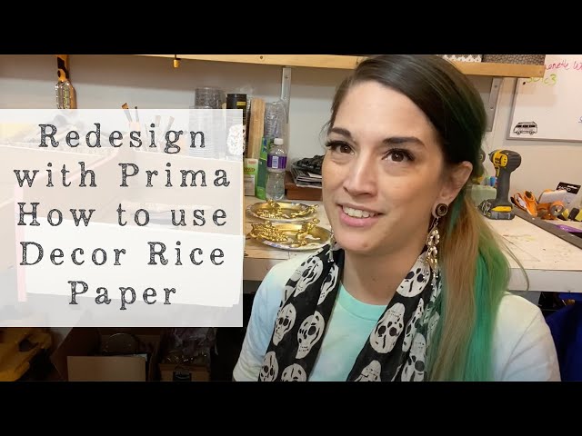 How to use rice papers in crafts - FOUR quick ideas with rice papers +  acrylic paints 