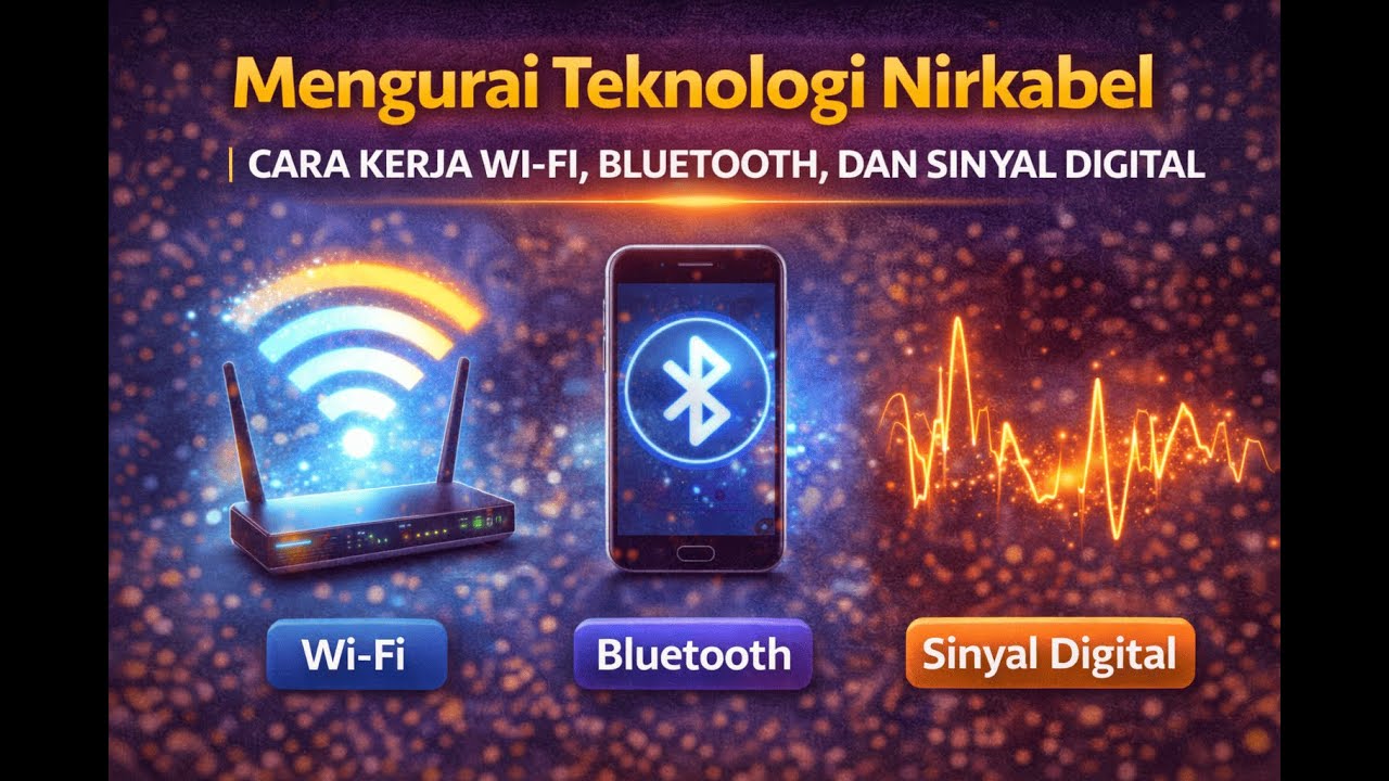 Mengurai Teknologi Nirkabel: Cara Kerja Wi Fi, Bluetooth, dan Sinyal Digital