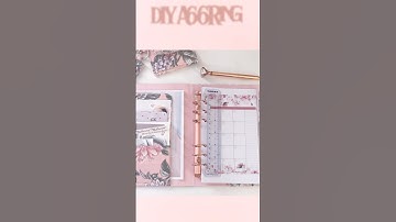 How to make an A6 6 ring binder planner #diy #planner #diycrafts #howto #howtomake