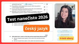 Správný postup řešení TESTU NANEČISTO 2026 | Český jazyk 9. třída