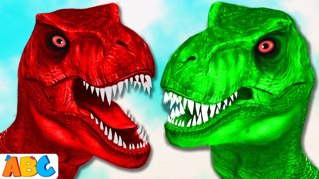 T-Rex Dinosaurs Finger Family Song | Learn Colors Finger Family Songs | All Babies Channel