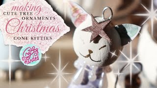 DIY Christmas Kitty Cat Ornaments / Gifts