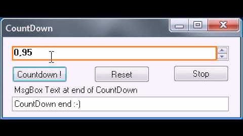CountDown ░▒▓▒░ Visual Basic 2008