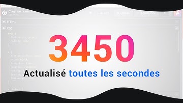 Créer un compteur en live d