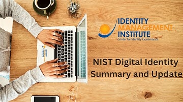 NIST Digital Identity Guidelines Update