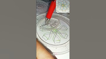 Satisfying Spiro Art Video 🌀 #ytshort #spirograph #viralshort #shorts #reverse