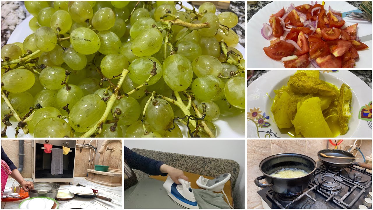 روتين اليوم نتاعي فالحوش فكرني بالحنين إلى الماضي مرقة بالدجاج بطريقة المحمر دجي مجمرة #روتين