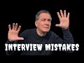 5 Horrible Mistakes People Over 50 Make In a Job Interview