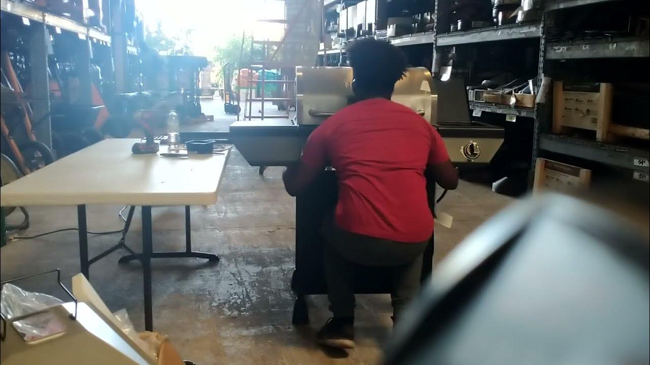 nexgrill 4 burner gas grill assembly - YouTube