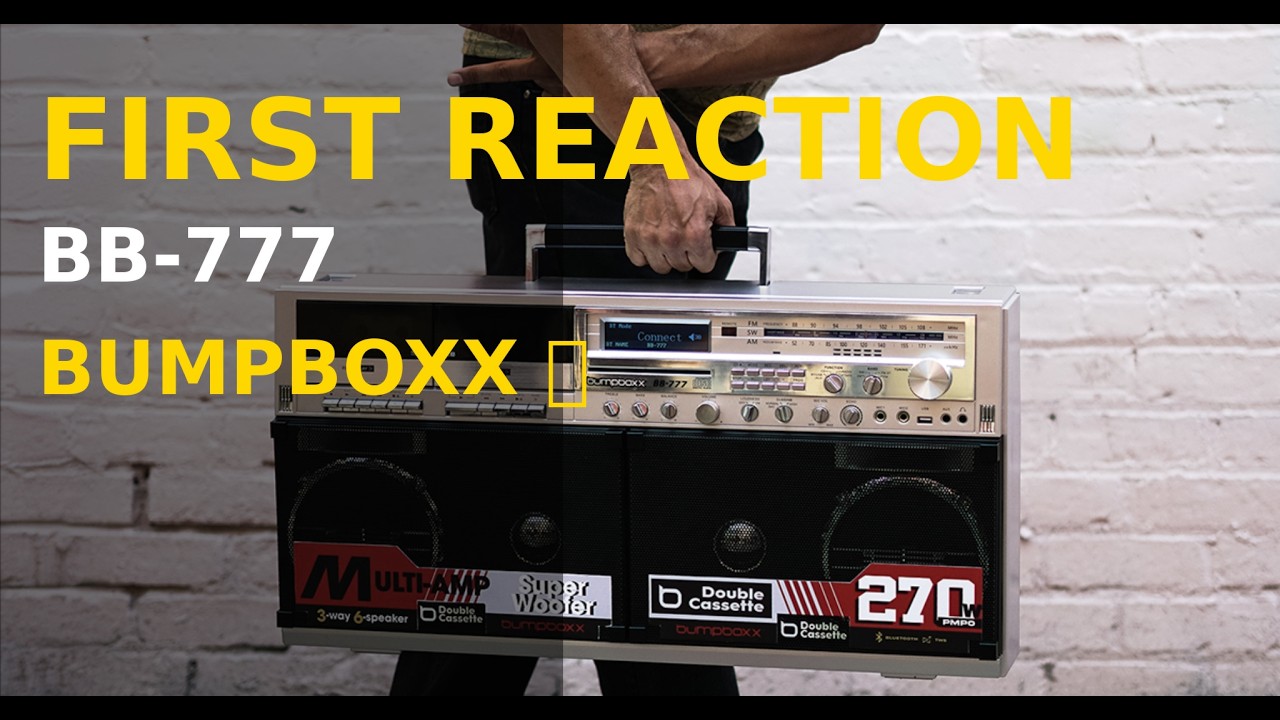 First Look: Bumpboxx BB-777 🔊 The Modern Boombox is BACK - YouTube
