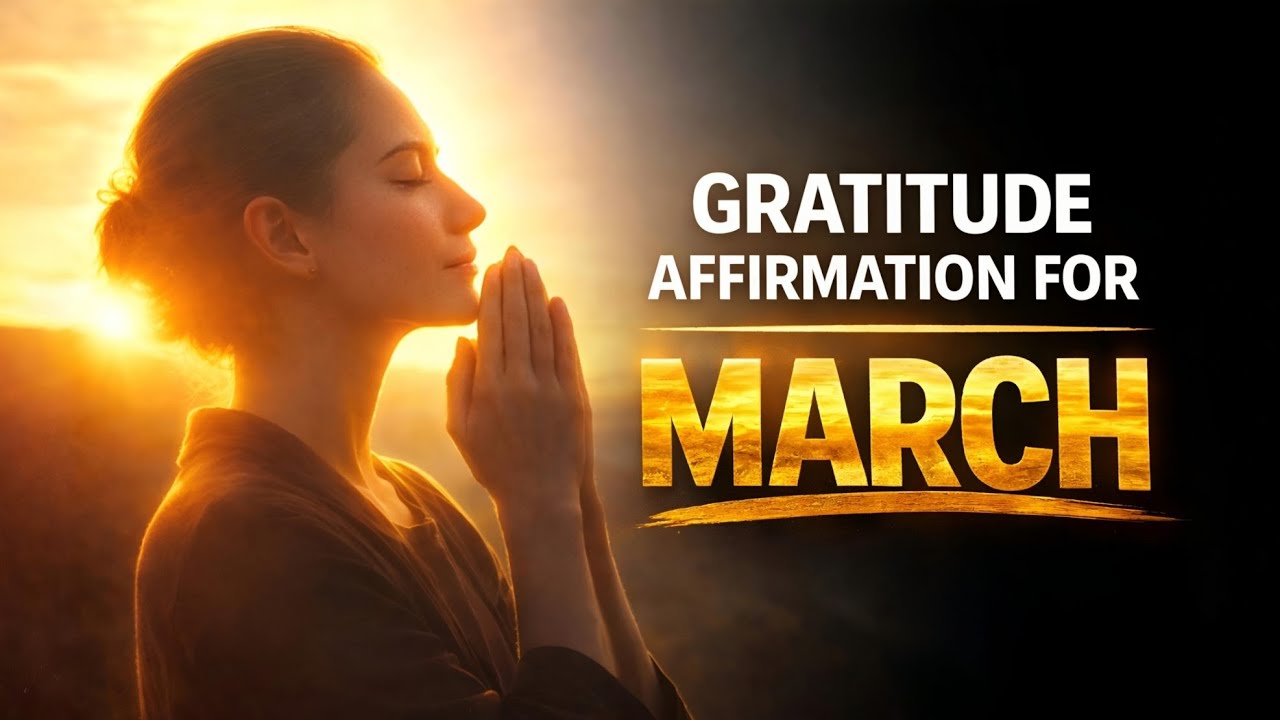 Начните месяц с благодарности | Аффирмации благодарности на март