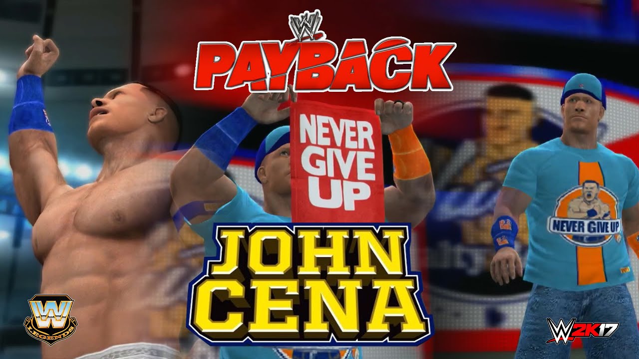 WWE 2K17 SHOWCASE - JOHN CENA PAYBACK 2023(PS3/XBOX360)