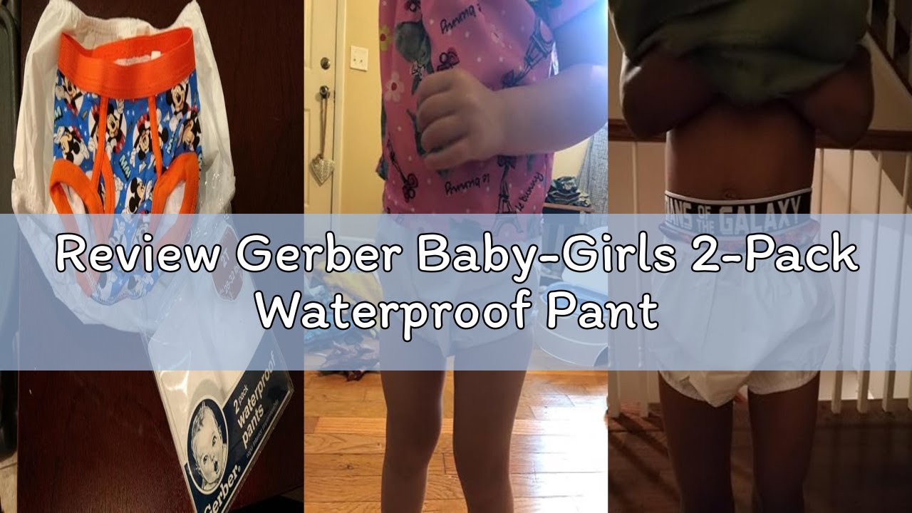 Review Gerber Baby-Girls 2-Pack Waterproof Pant