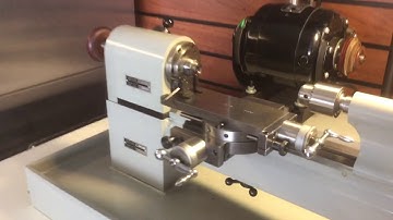 Levin Watchmaker or Instrument Lathe demonstration