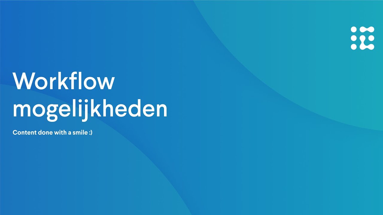 1.7 Werken met workflows - ConnectingTheDots PIM