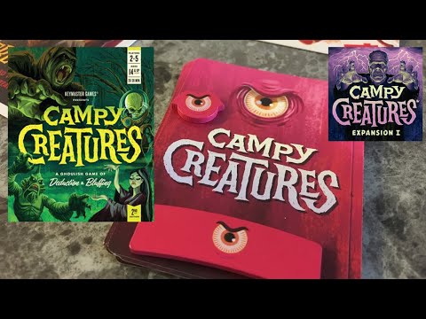 Campy Creatures 2nd Edition - Expansion Set I - How to Play - Overview - Review