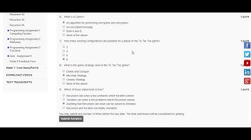 NPTEL | Joy of computing using python | week-6 | Quiz Assignment  Solution