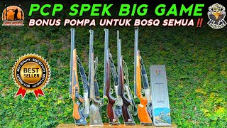 SPEK BIG GAME BJ HUNTER PCP 27/60 4500 PSI DIBONUSI POMPA  BOS✅