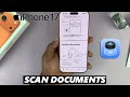 How To Scan Documents With iPhone 17 / 17 Pro