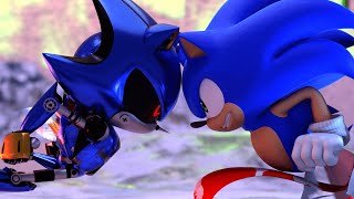 Sonic Ova Sonic Vs. Metal Sonic Scene Recreation