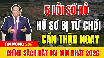 CẢNH BÁO NÓNG : Liệu 5 LỖI SỔ ĐỎ Này Có Làm Hồ Sơ Của Bạn Bị Từ Chối?| tin tức #tintuc