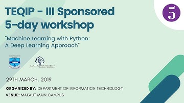 Machine learning with python // Day 5