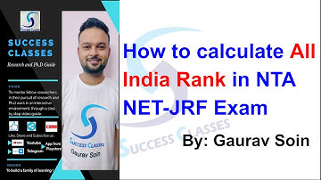 How to calculate All India Rank in NTA NET-JRF Exam