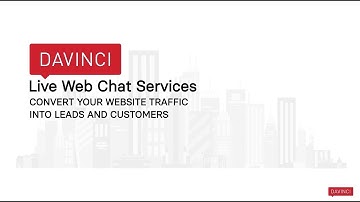 Live Web Chat Services | Davinci