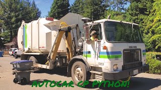 Recology Arcata's Autocar Xpedior CP Python Garbage Truck!