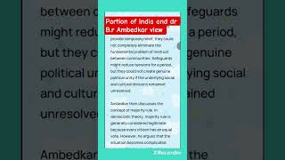partition of India and b.r ambedkar view