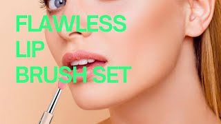 6Pcs Silicone Lip Brush Set with Covers | Reusable Lipstick, Lip Gloss & Makeup Applicator Tools screenshot 5